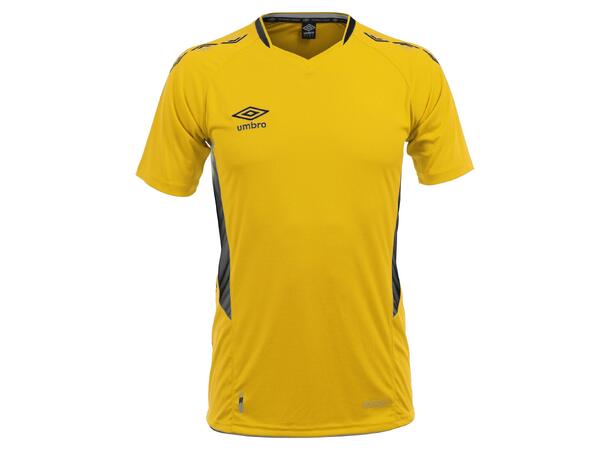 UMBRO UX-1 Jersey SS Gul/Sort XL Flott kortermet spillertrøye 